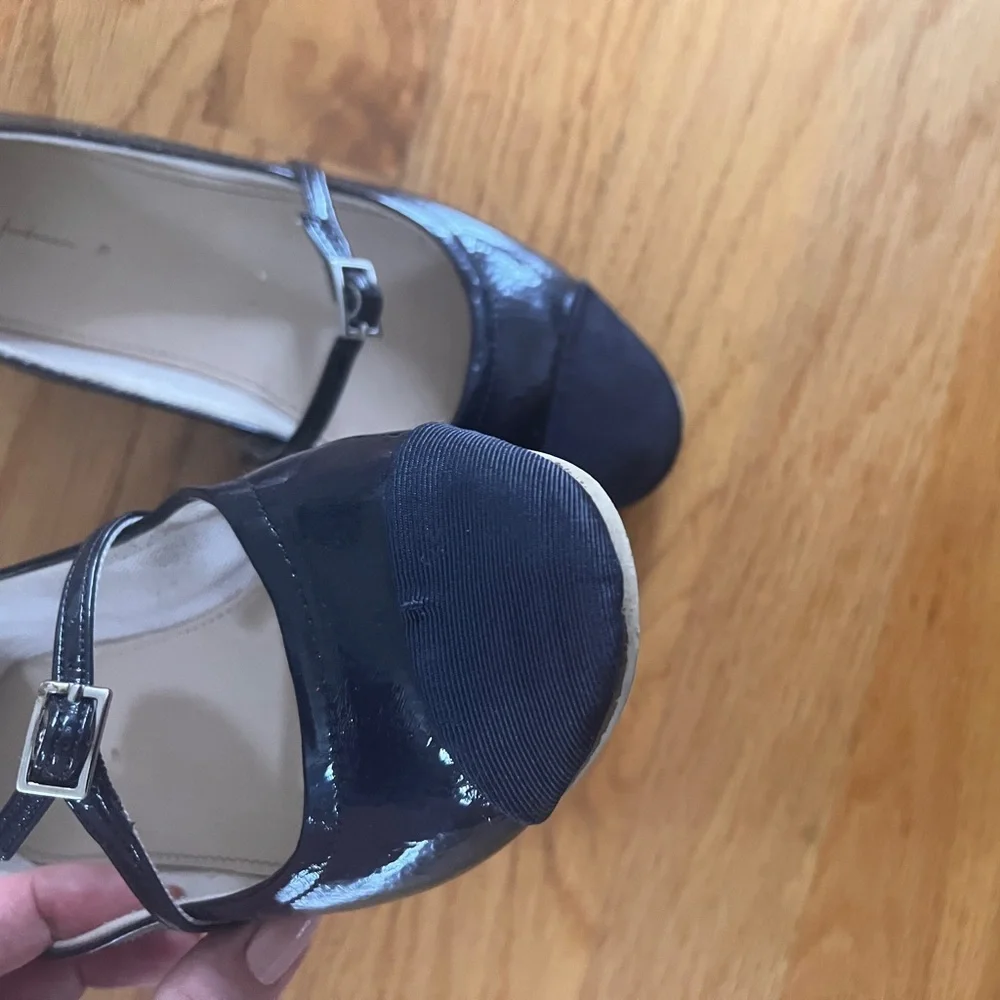 Zara navy blue girl shoes size 34 Ballerina flats